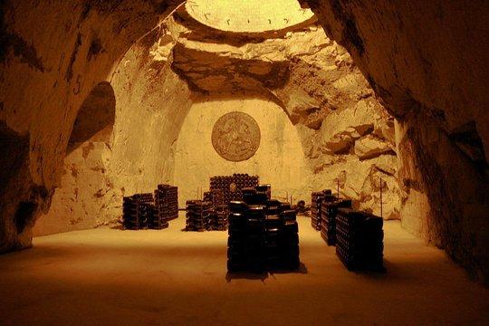 Tattinger cellar, dug under Roman occupation