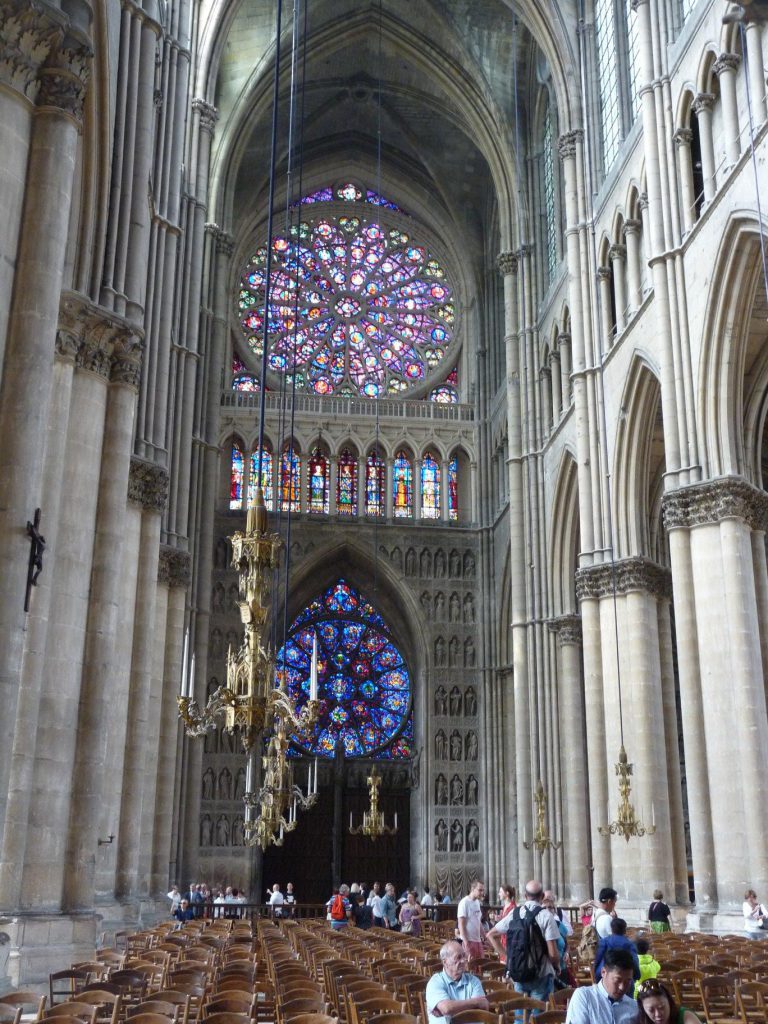 Interior of the Reims Catedral